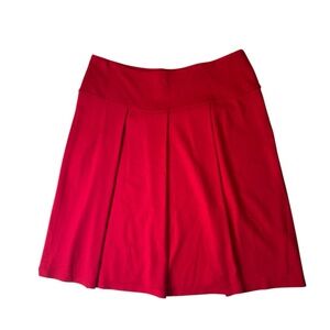 United Colors Of Benetton Four Panel Skirt Vibrant Red Size Large